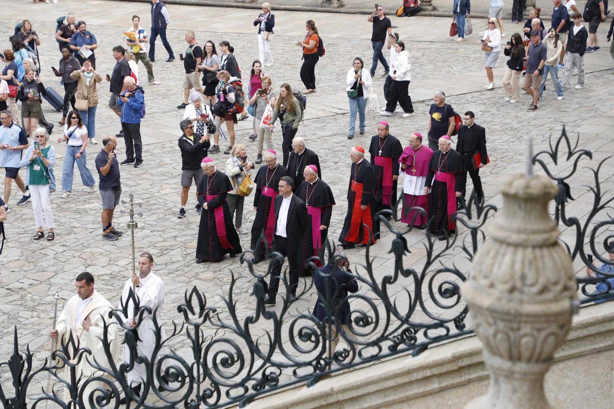 Ceremonia de toma de posesión del nuevo arzobispo de Santiago, monseñor Prieto