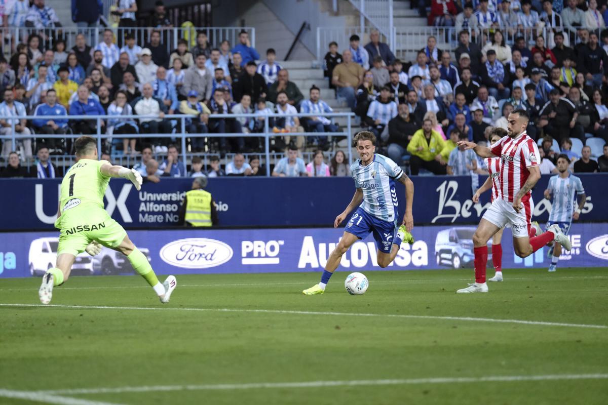 Liga Hypermotion: Málaga CF -Sporting Gijón