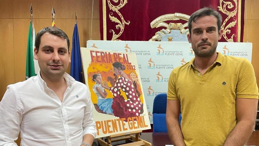 El artista local Moisés González firma el cartel de la Feria Real de Puente Genil
