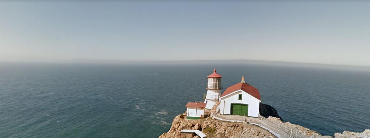 Faro de Punta Reyes desde Google Earth