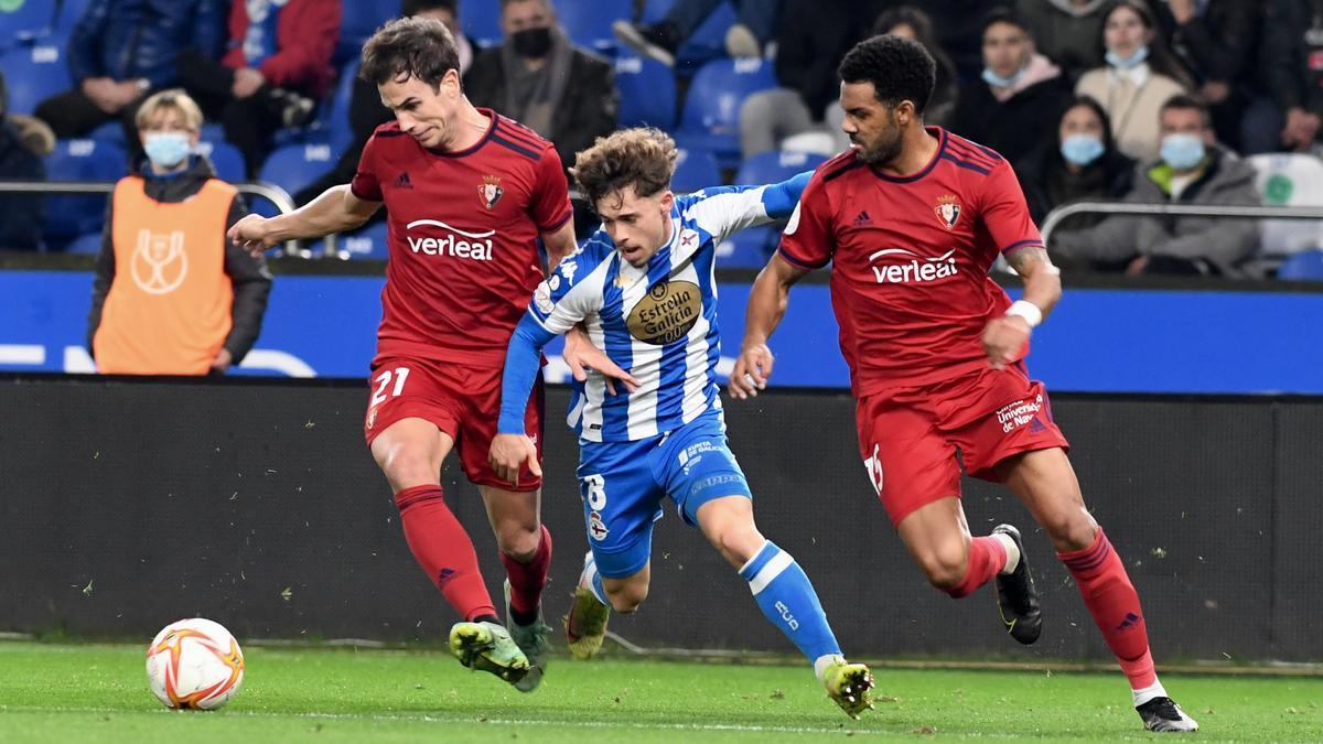 El Deportivo cae con dignidad en Riazor ante el Osasuna