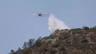 Hasta cuatro incendios por caída de rayos en Castellón