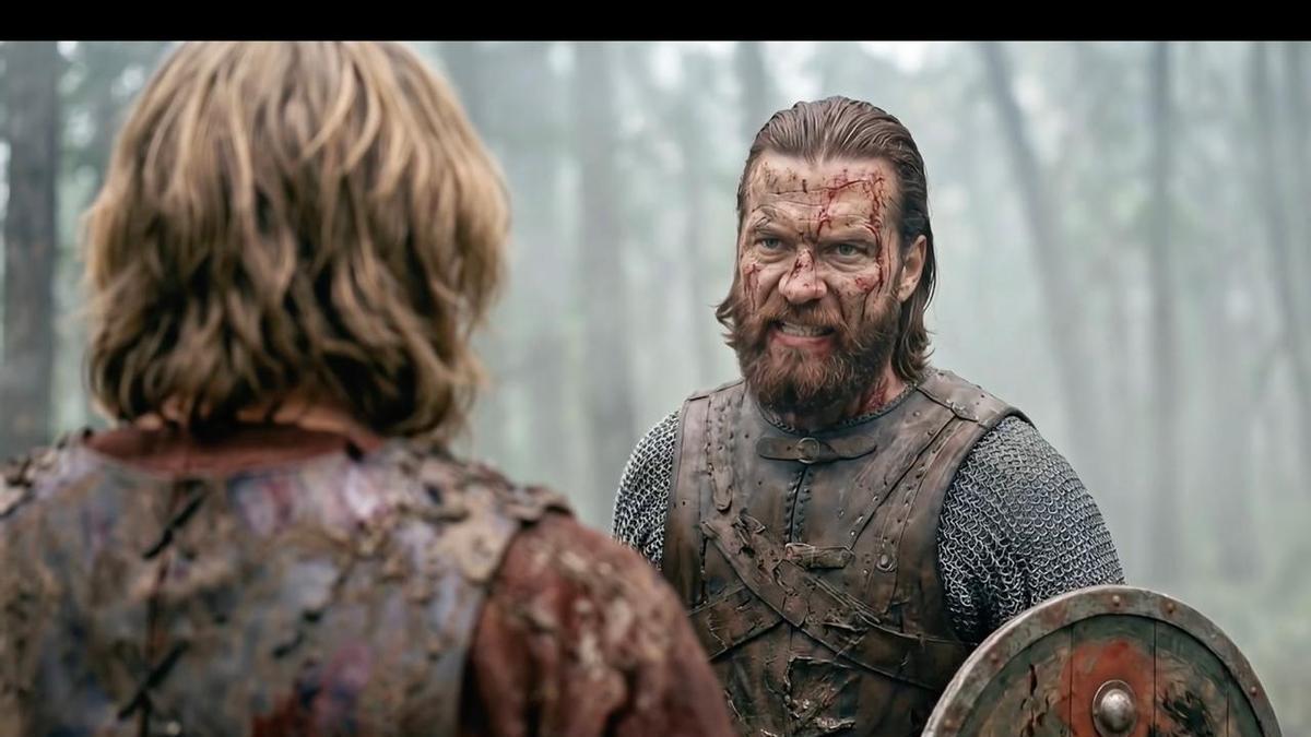 Fotograma de la película en IA "Pelagius".