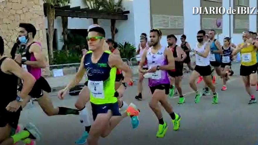 Youssef Ben Hadi y Likina Amebaw se imponen en el 10K de Ibiza