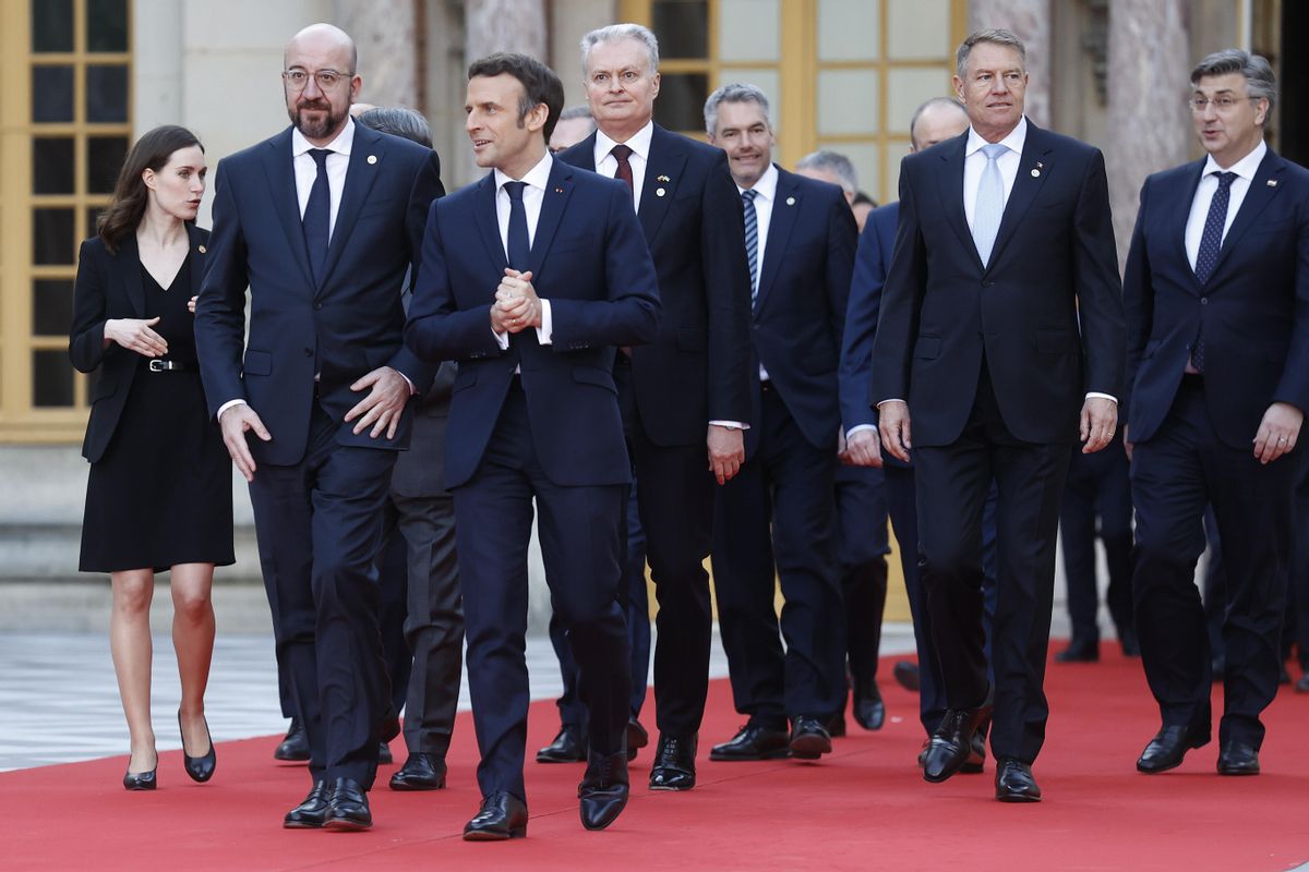 Encuentro de los jefes de Estado y de Gobierno de la Unión Europea en Versalles