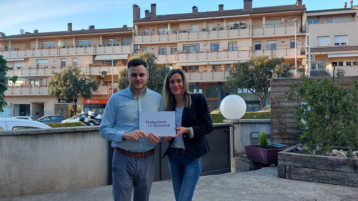 Marc Barbens i Isabel Pérez, en la presentació de la nova candidatura independent