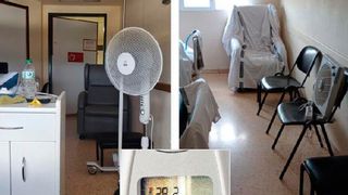 Más quejas por el calor en el General mientras Sanitat dice que el aire funciona