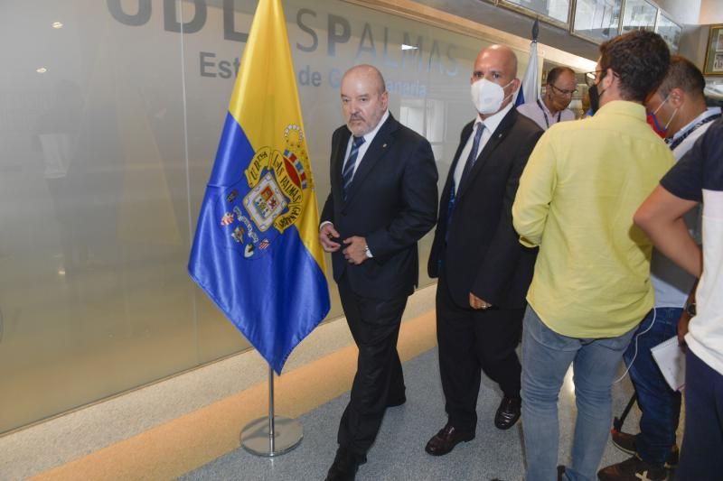 Almuerzo de los presidentes de la UD Las Palmas y el CD Tenerife