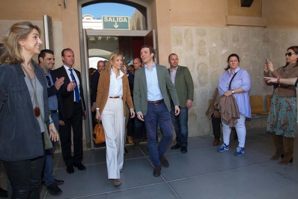 Acto de presentación de Noelia Arroyo como candidata a la alcaldía de Cartagena