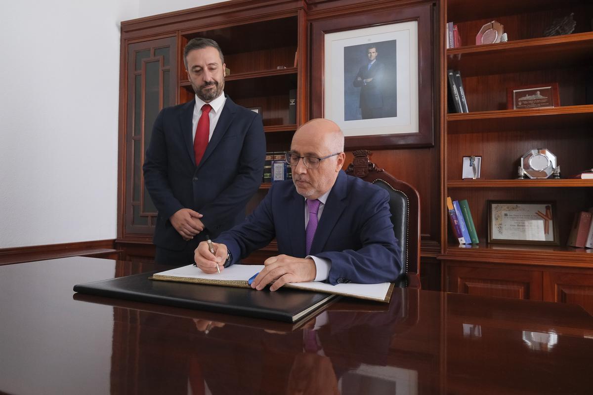El presidente del Cabildo de Gran Canaria, Antonio Morales, visita Telde El presidente del Cabildo de Gran Canaria, Antonio Morales, visita Telde