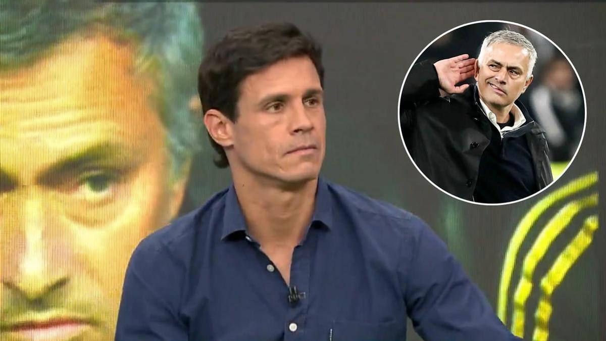 Edu Aguirre con Mourinho