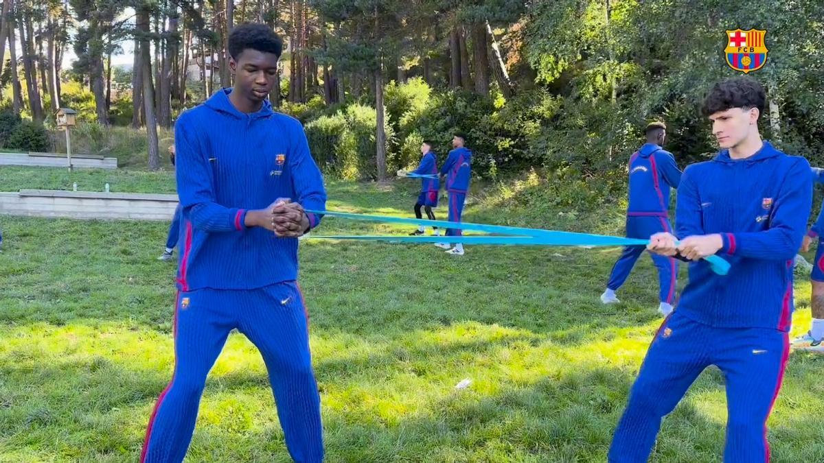 Barça continues with its preparation at Encamp