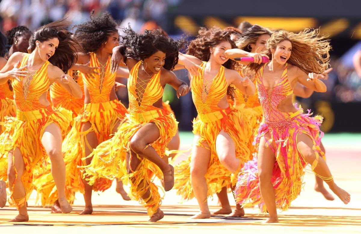 Shakira actúa en la final del Mundial 2026