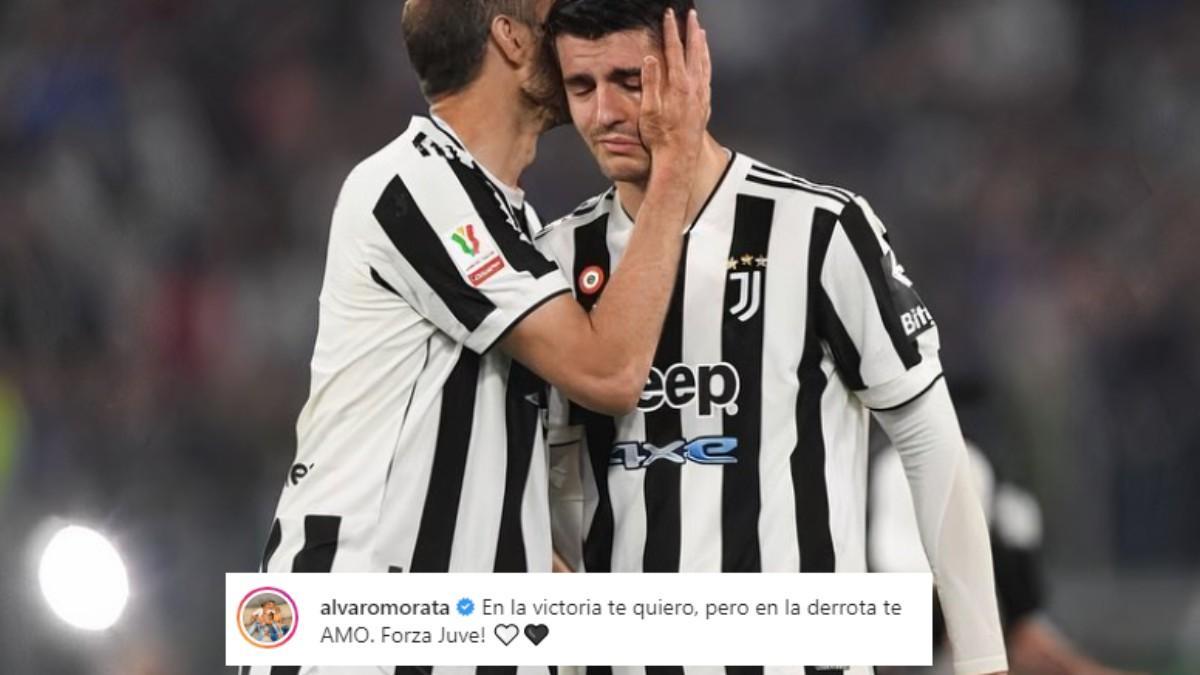 El mensaje de un desolado Morata