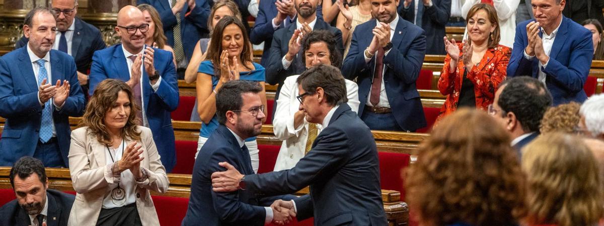 Illa, president després de la tornada i desaparició de Puigdemont Illa, president després de la tornada i desaparició de Puigdemont