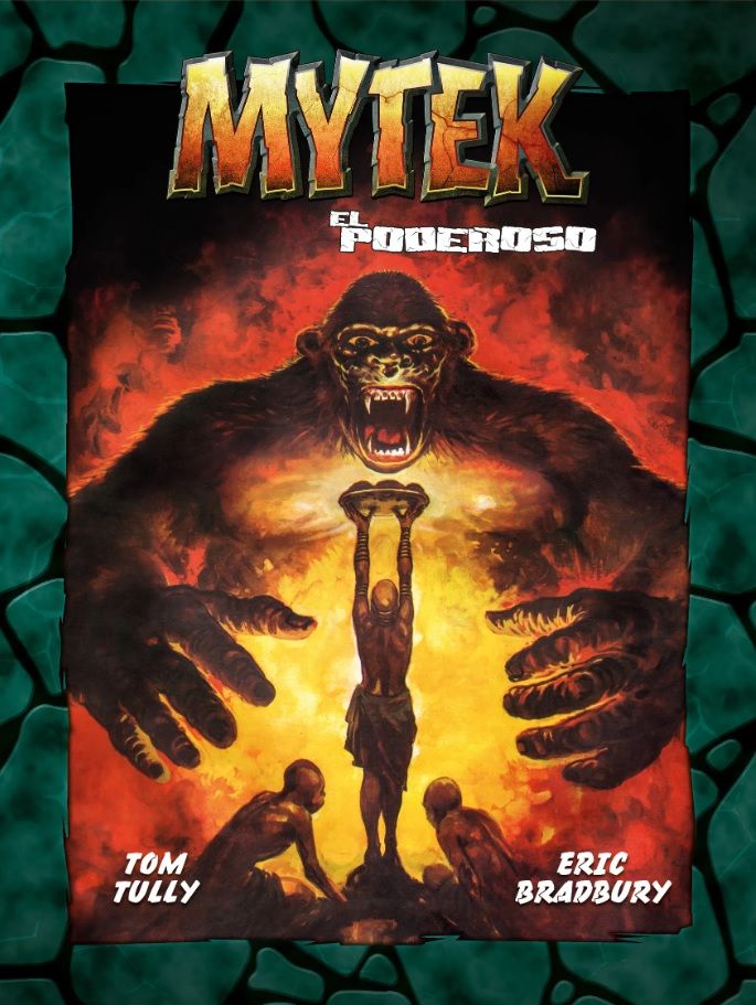 La portada del cómic &quot;Mytek el poderoso&quot;, un King-Kong convertido en un robot gigante