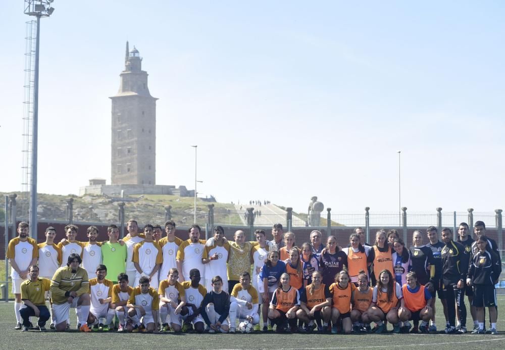 Partido de homenaje a Moussa Cissé en la Torre