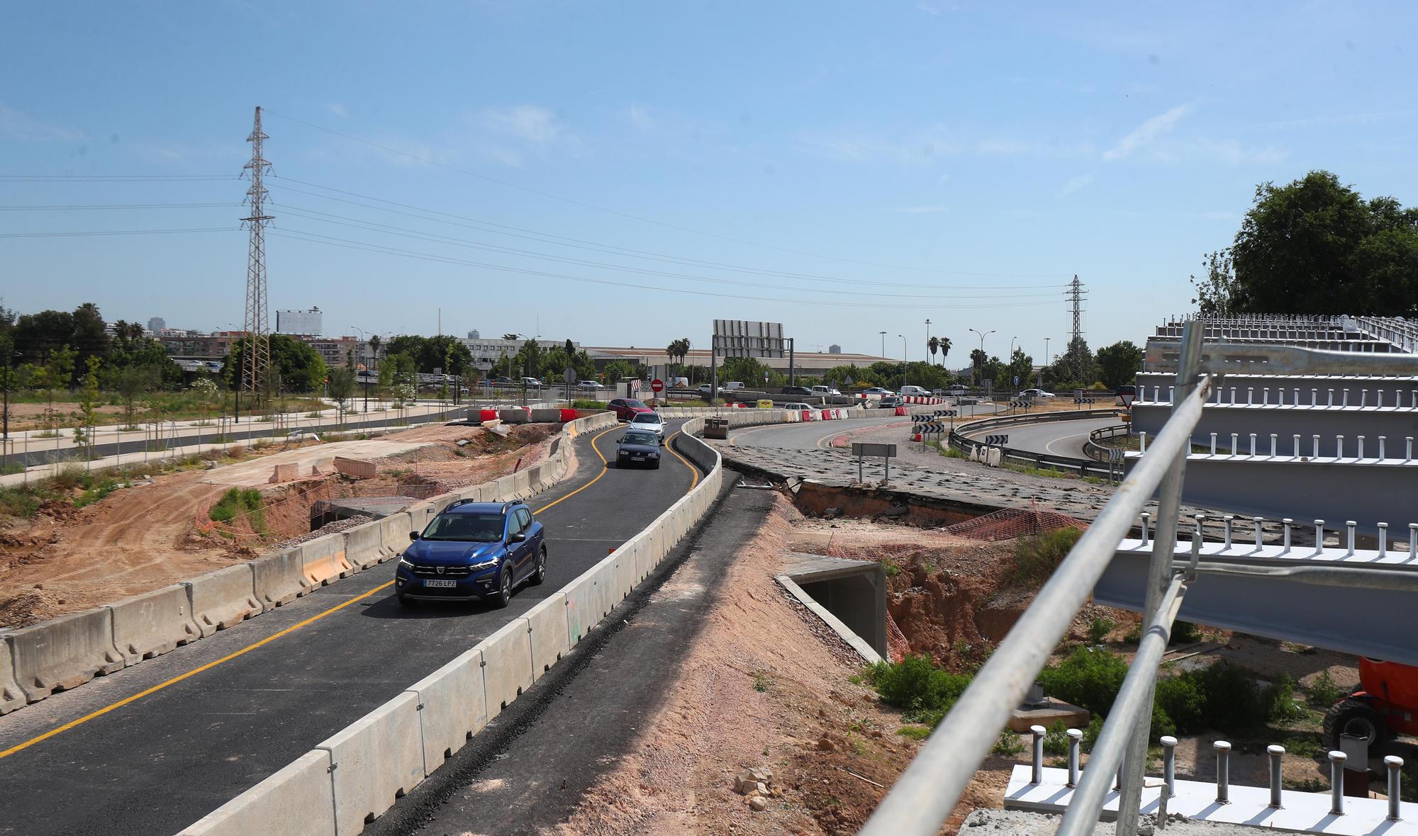 El nuevo acceso a València desde la Pista de Silla