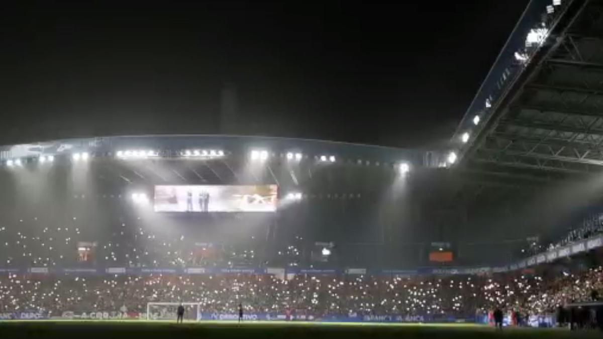 Tanxugueiras en Riazor.