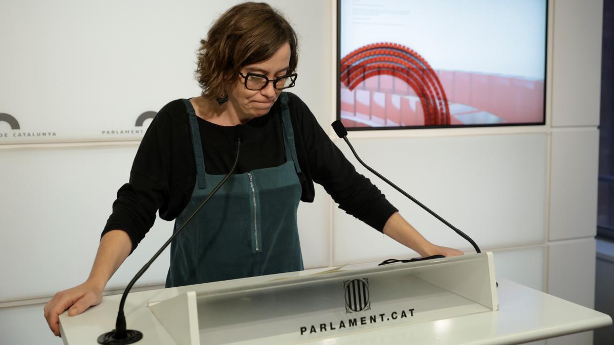 Eulàlia Reguant, diputada de la CUP