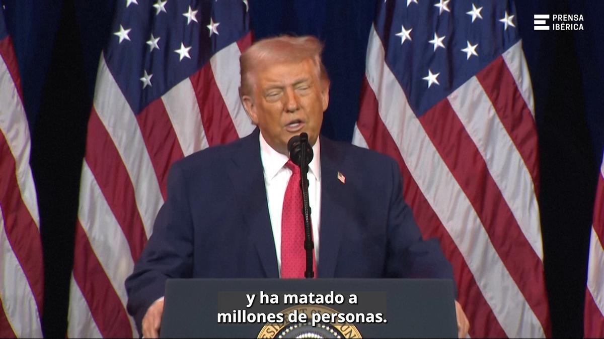 Trump acusa a Maduro de haber torturado a pesonas en Caracas