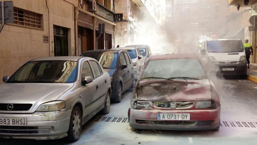 Así ha quedado el vehículo tras el incendio