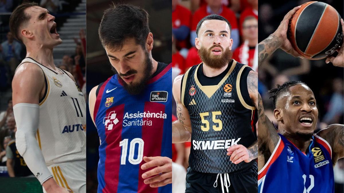 Algunos de los agentes libres más destacados del mercado Euroliga