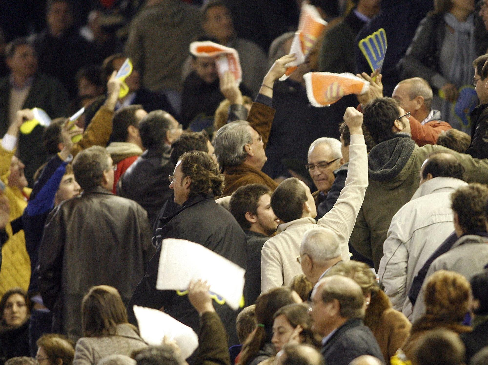 Protestas históricas de la afición del Valencia