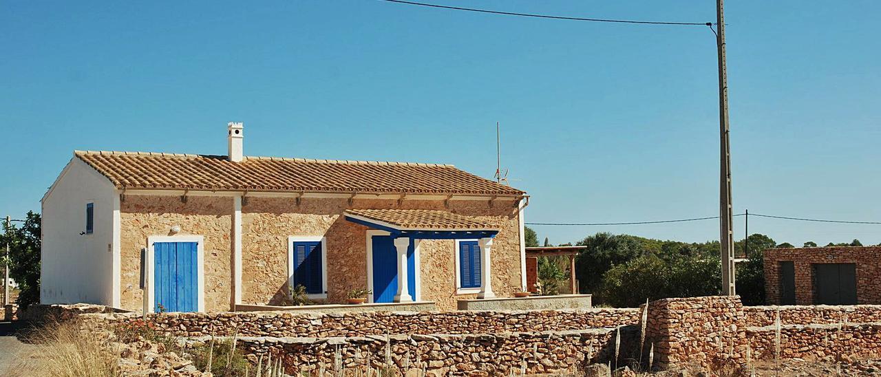 Una casa de Formentera.