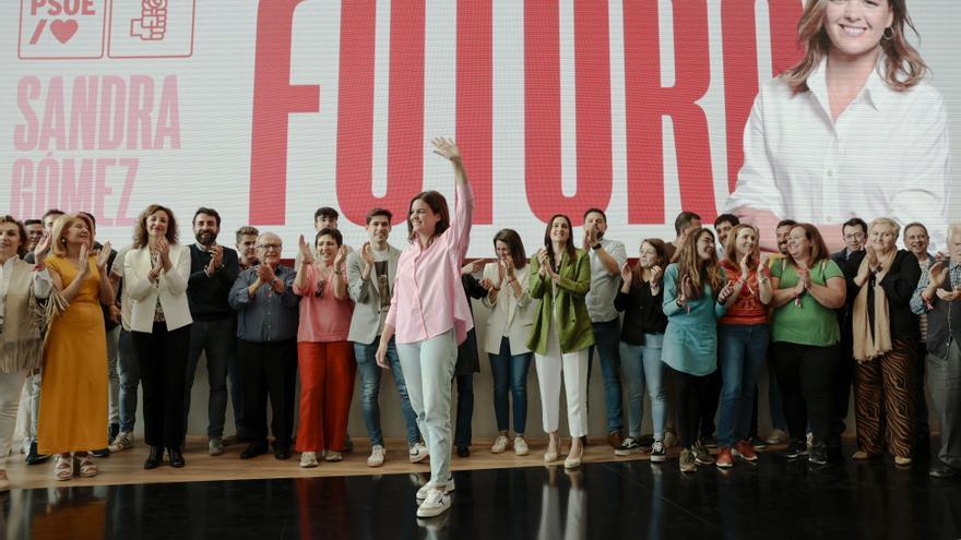 Sandra Gómez desvela su lema de campaña: &quot;Futuro&quot;