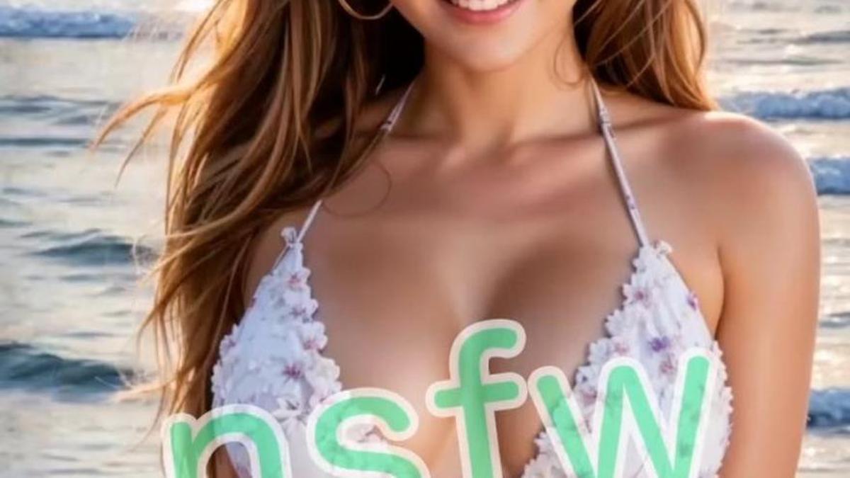 Las aplicaciones que generan imágenes de desnudos se publicitan como NSFW.