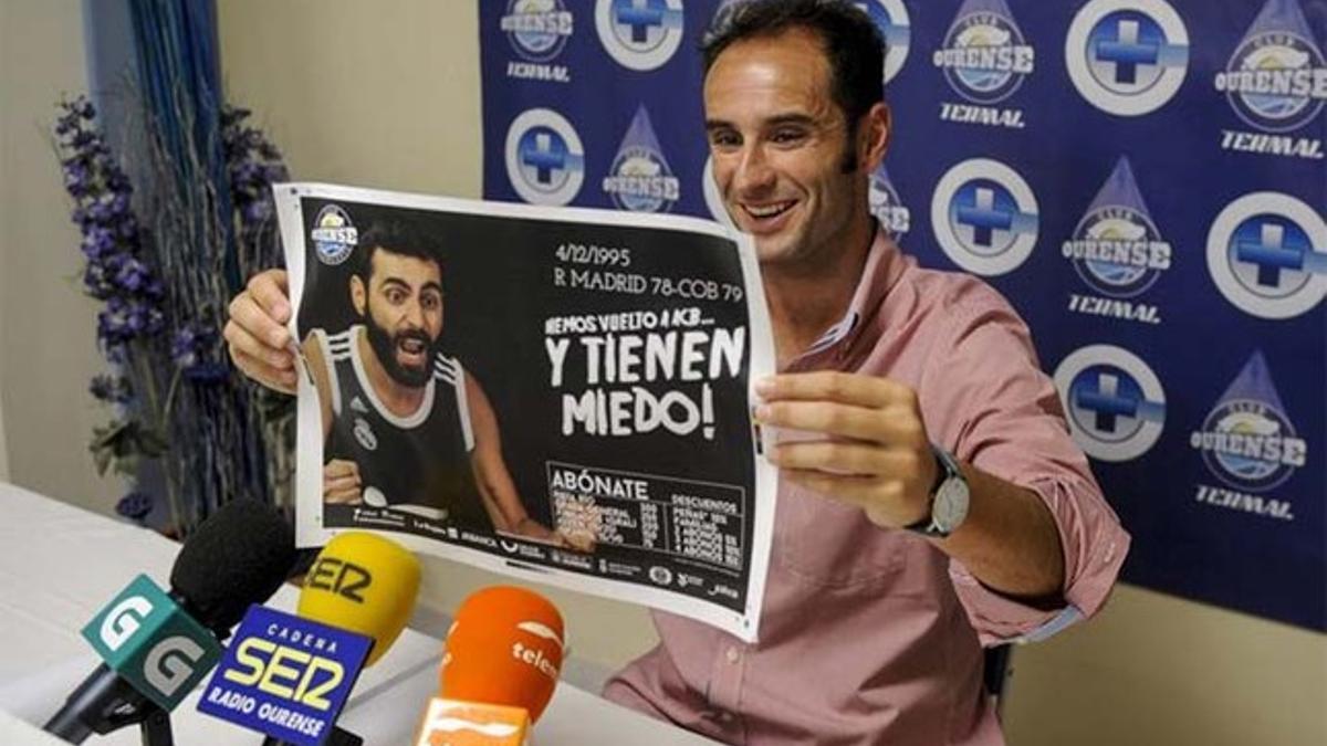 El presidente del Club Ourense Baloncesto (COB), Antonio Gavilanes, sorprendido por la decisión de la ACB