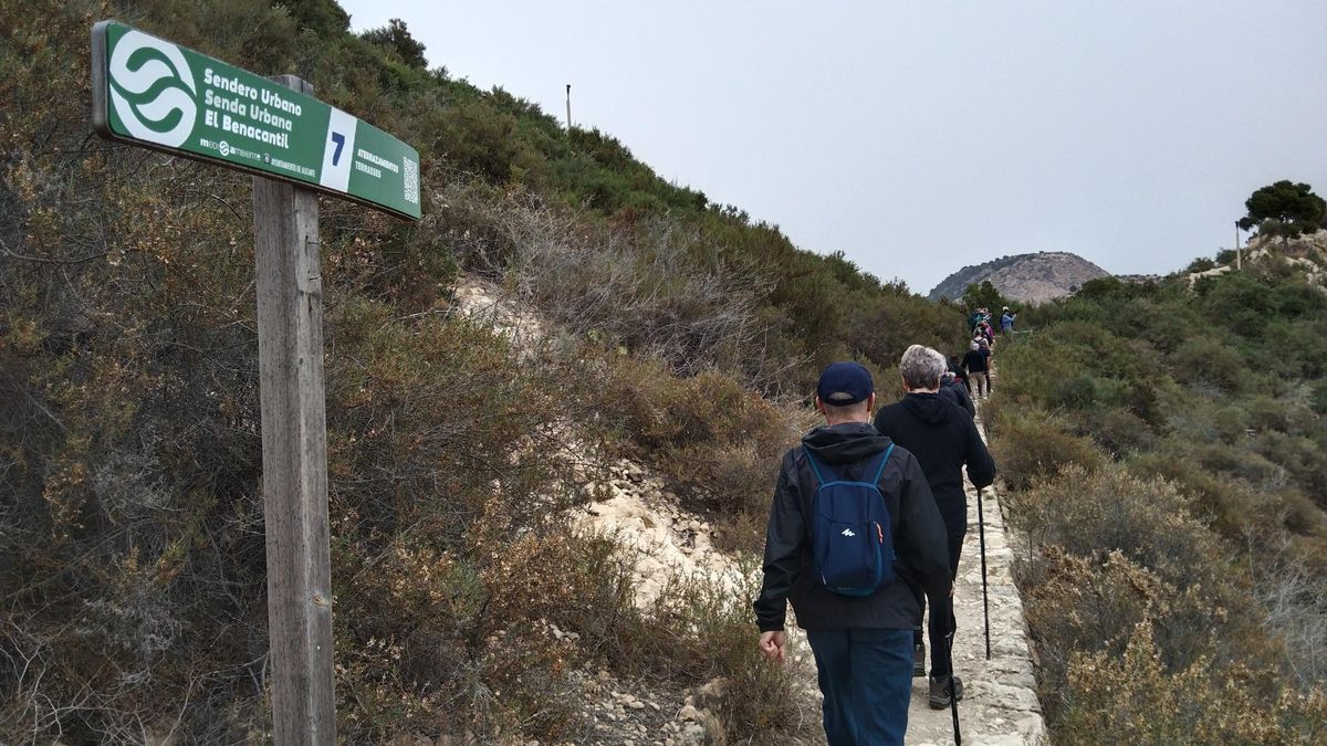 Sendero del monte Benacantil de Alicante