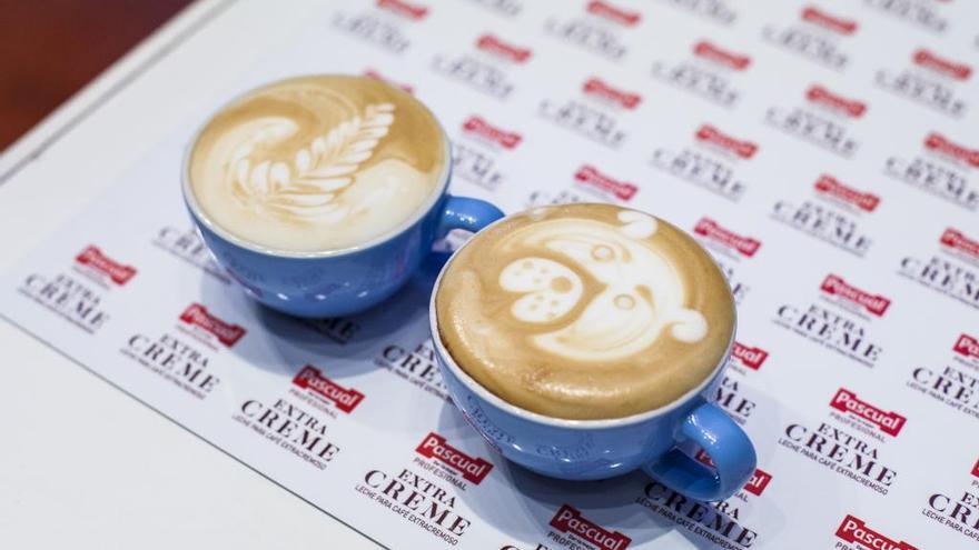 El malagueño Alfonso del Río destaca en la categoria &#039;Latte art&#039;.