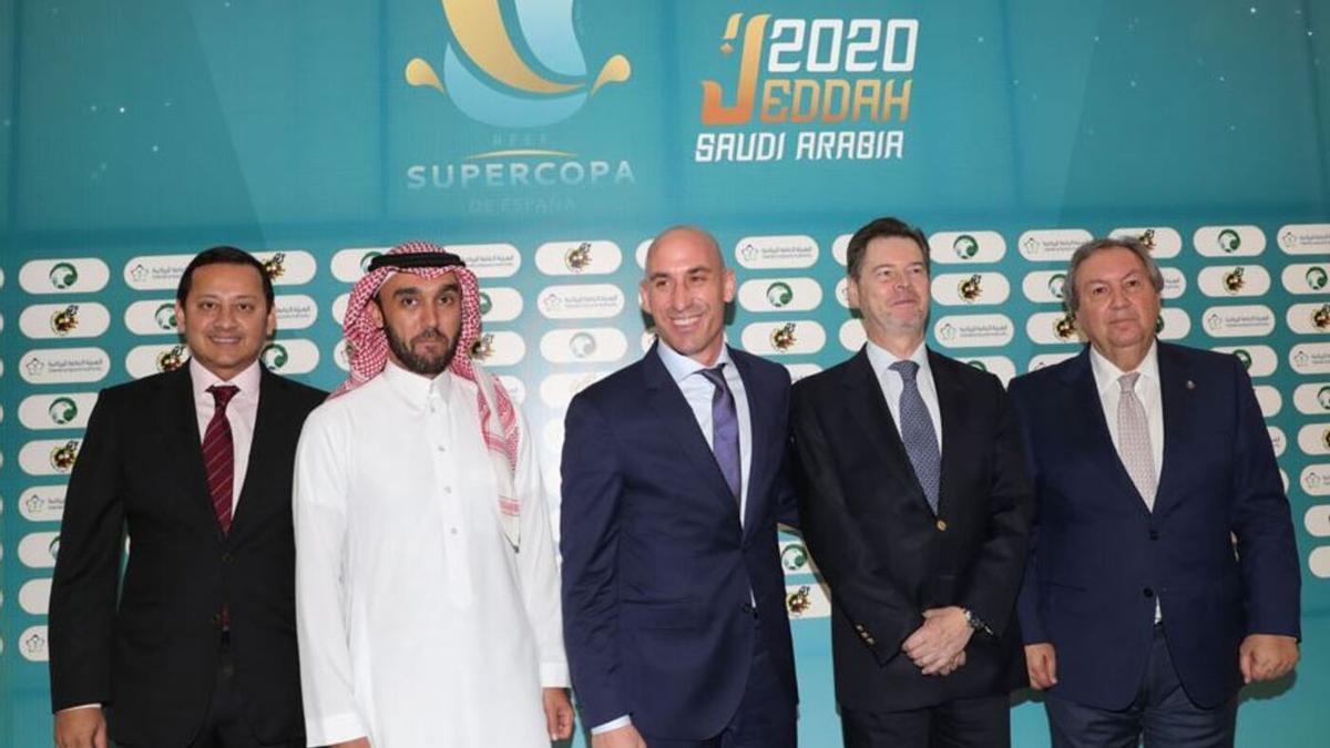 Una imagen institucional de la Supercopa de 2020 en Jeddah