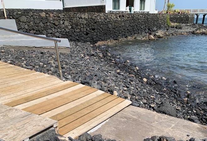 Deficiencias en el balneario y accesos a la playa de La Garita, en Arrieta