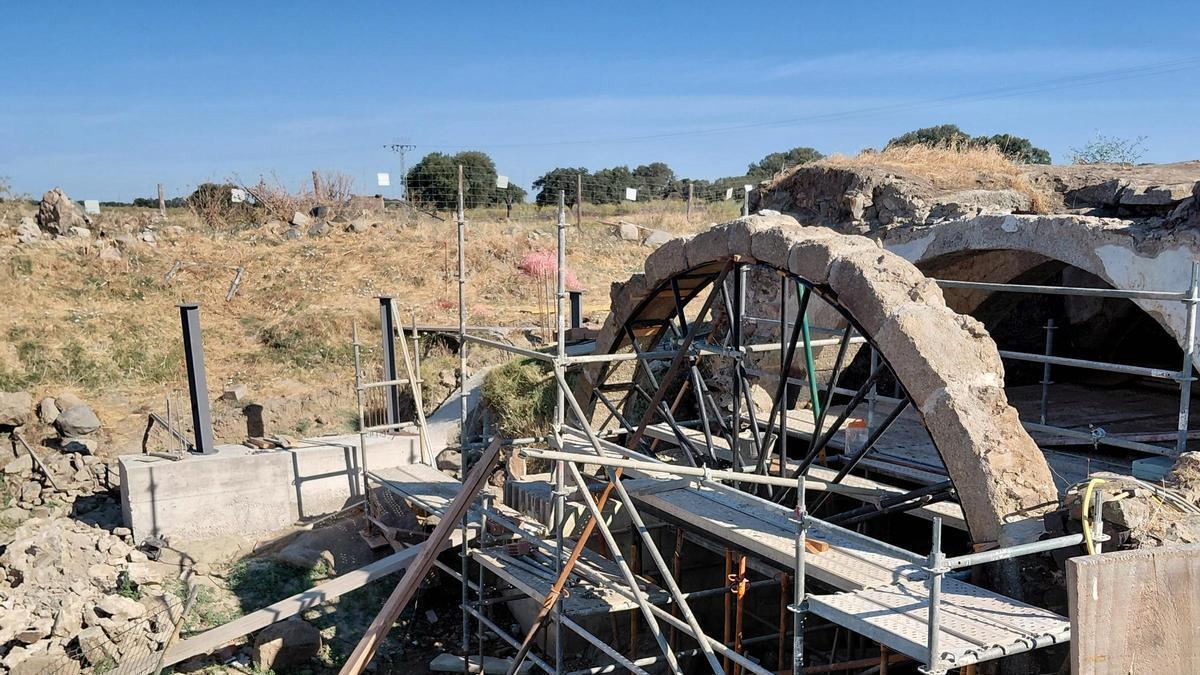 Vídeo | Así avanzan las obras en la ermita de San Jorge de Cáceres