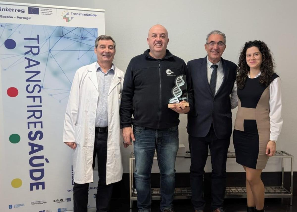 Juan Sánchez Castro participó en la entrega del premio. | CEDIDA