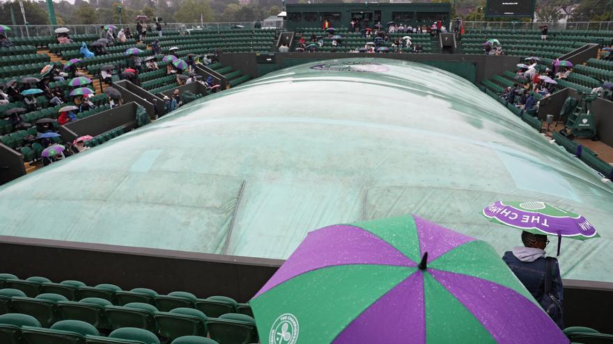 Los partidos de Bautista y Zapata vuelven a aplazarse en Wimbledon