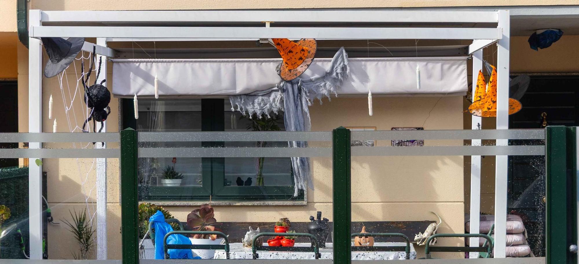 Decoración de Halloween en casas de Santiago