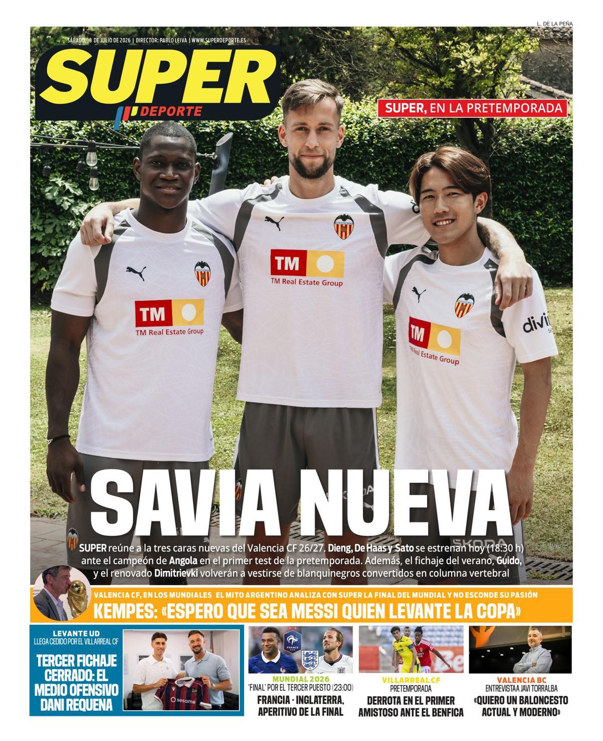 Las imágenes de las portadas de hoy
