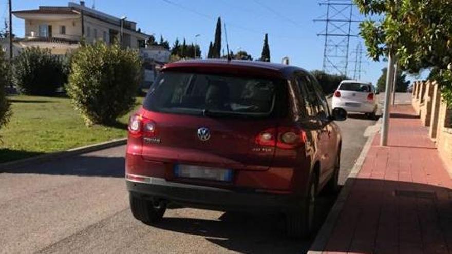 Vehículo relacionado con el mafioso detenido en El Vendrell.