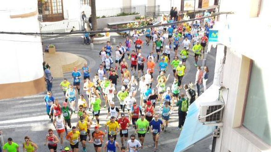 Una instantánea del paso de los participantes.