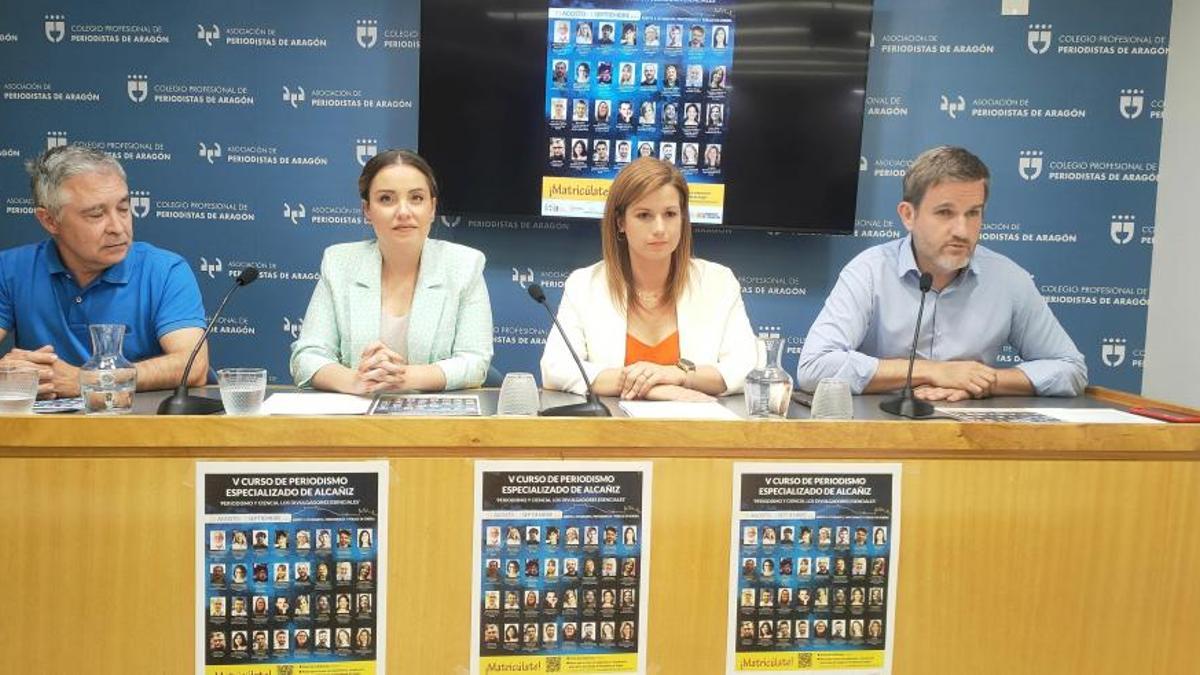 Presentación del V curso de periodismo especializado de Alcañiz.