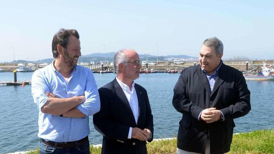 Desde la izquierda, Ruperto Costa, José Juan Durán y Luis Aragunde. // Noé Parga