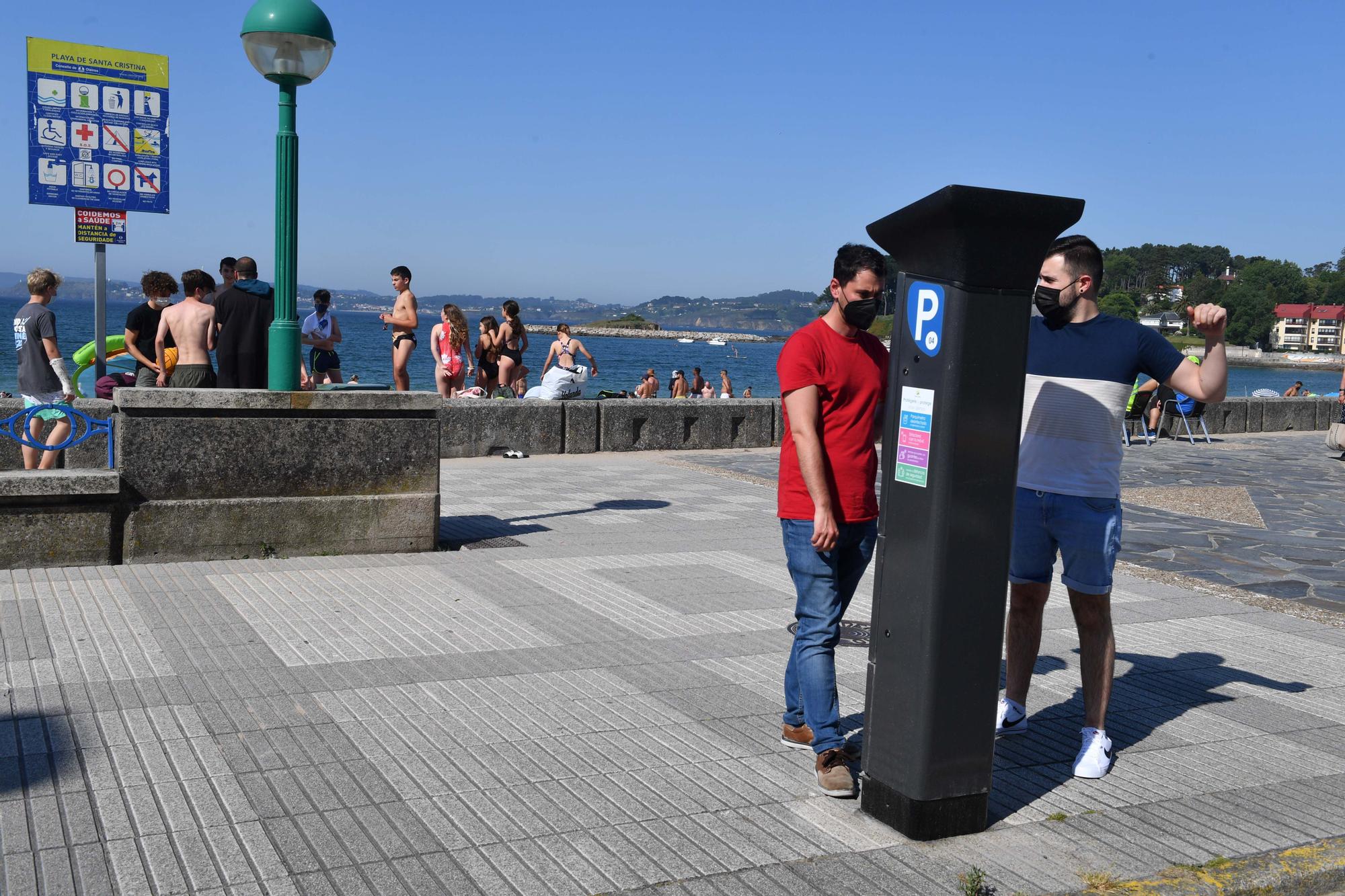 Santa Cristina, 'Praia sen fume'