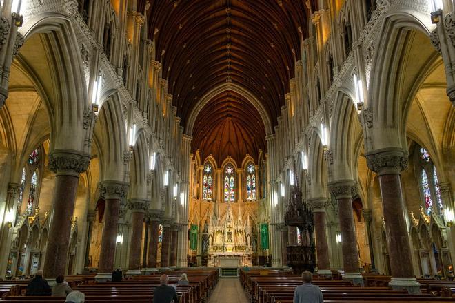 Interior de la Catedral de Sant Colmans, en Cobh