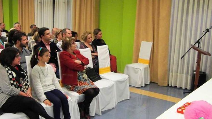 José Antonio Fidalgo, ayer, dirigiéndose a los asistentes al pregón en el hotel Cristina de Noreña.