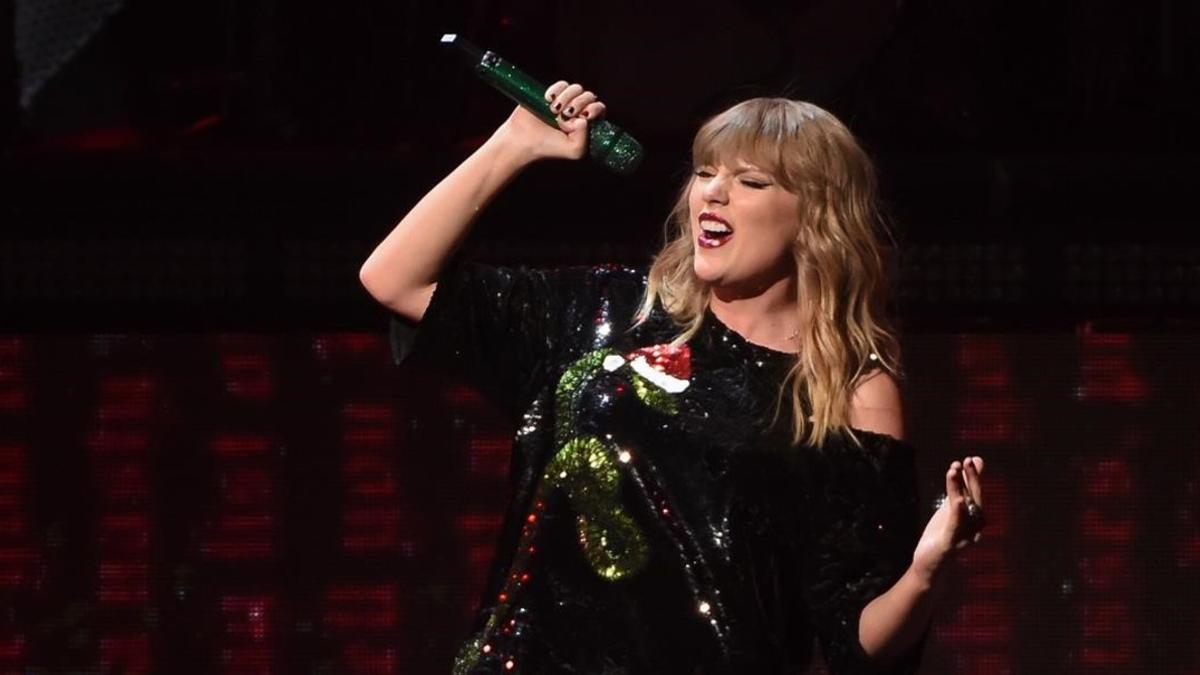 Taylor Swift, en un concierto en el Madison Square Garden de Nueva York