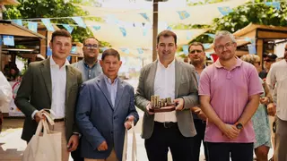 Salas cierra con éxito su participación como municipio invitado en la feria de Valencia de Don Juan: centenares de personas visitaron la caseta del concejo